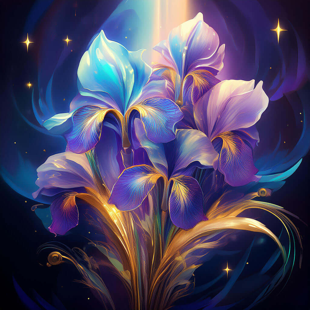 Iris - Flower Power-More Than Charms