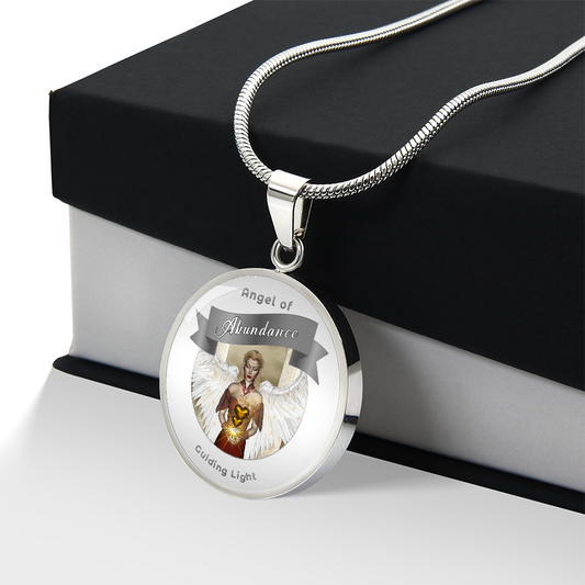 Abundance - Guardian Angel Charm Necklace ShineOn Fulfillment