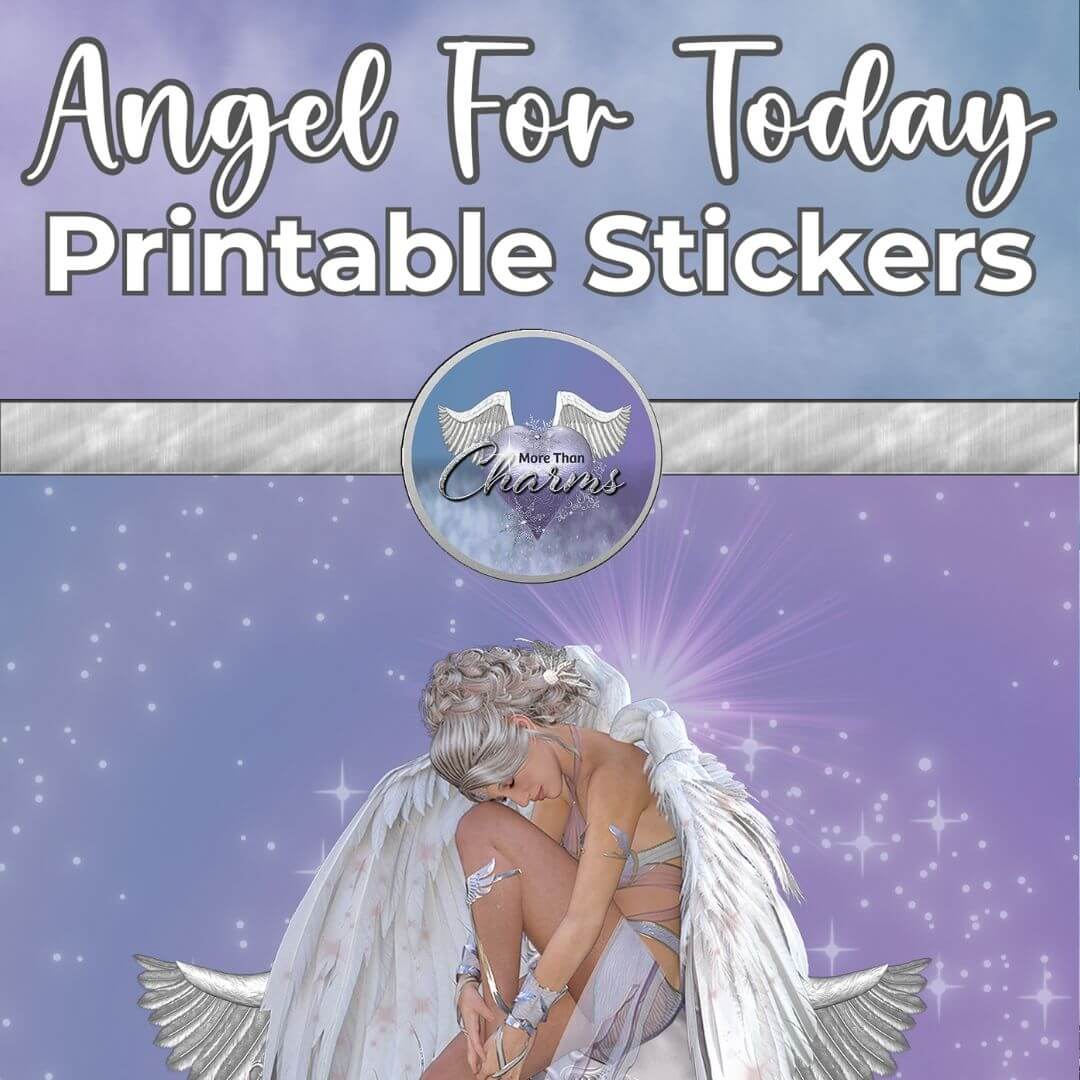 Angel For Today Printable Stickers - Turn everyday moments into celestial keepsakes with Angels For Today Printable Stickers! Inspired by the ethereal beauty of Angelic Realms, this enchanting collection brings the presence of Archangels and Guardian Ange