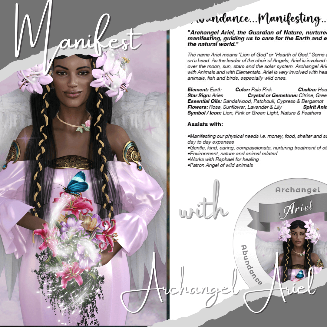 Archangel Ariel (Exotic) Activation - Energy Attunement & Charged Digital Guide Book - Archangel Ariel Activation is your sacred doorway to connecting with the Universe. This transformative process provides manifesting, attunement and activation processes