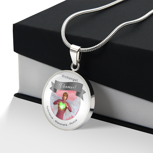 Archangel Chamuel - Charm Necklace For Tolerance, Discovery & Peace ShineOn Fulfillment