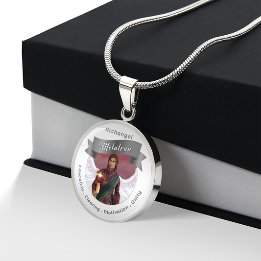 Archangel Metatron - Charm Necklace For Clearing, Education, Motivation & Unity ShineOn Fulfillment