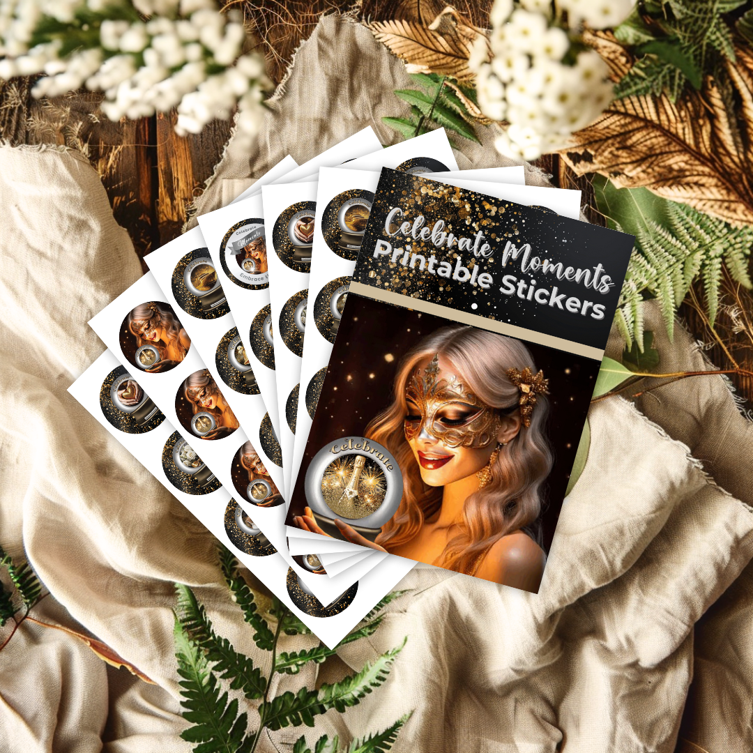 Celebrate Moments Printable Stickers - Turn everyday memories into extraordinary keepsakes with Celebrate Moments Printable Stickers! Designed to add joy, charm, and flair to your creative projects, this delightful collection helps you honor special momen