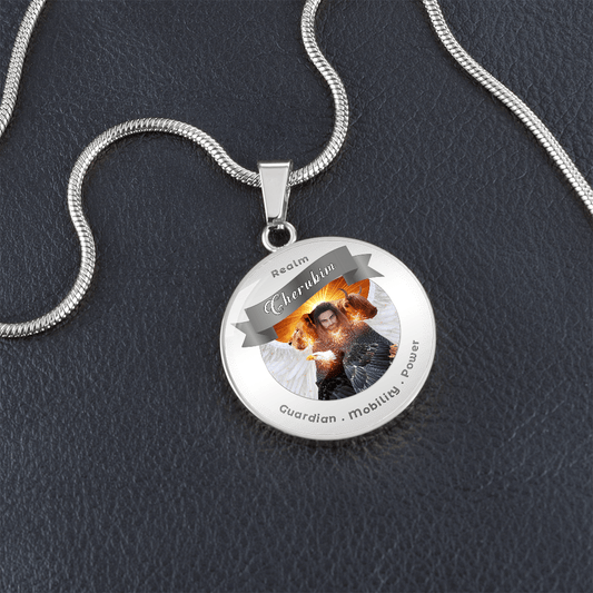 Cherubim - Angelic Realm Charm Necklace For Remembrance, Presence & Light ShineOn Fulfillment