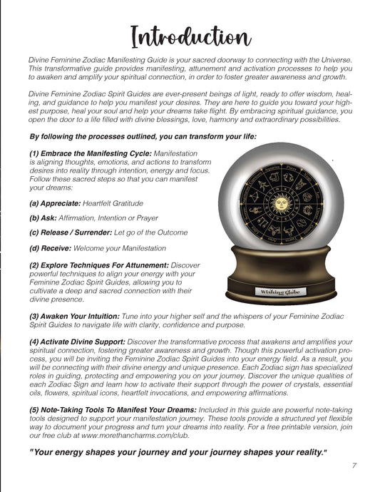 Divine Feminine Zodiac Manifesting Guide (Amazon eBook, Paperback & Hardcopy) Amazon