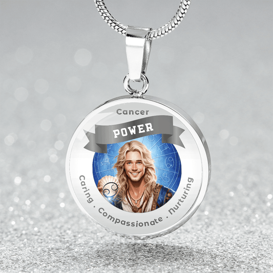 Divine Masculine Cancer - Charm Necklace ShineOn Fulfillment