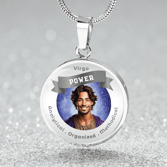 Divine Masculine Virgo - Charm Necklace ShineOn Fulfillment