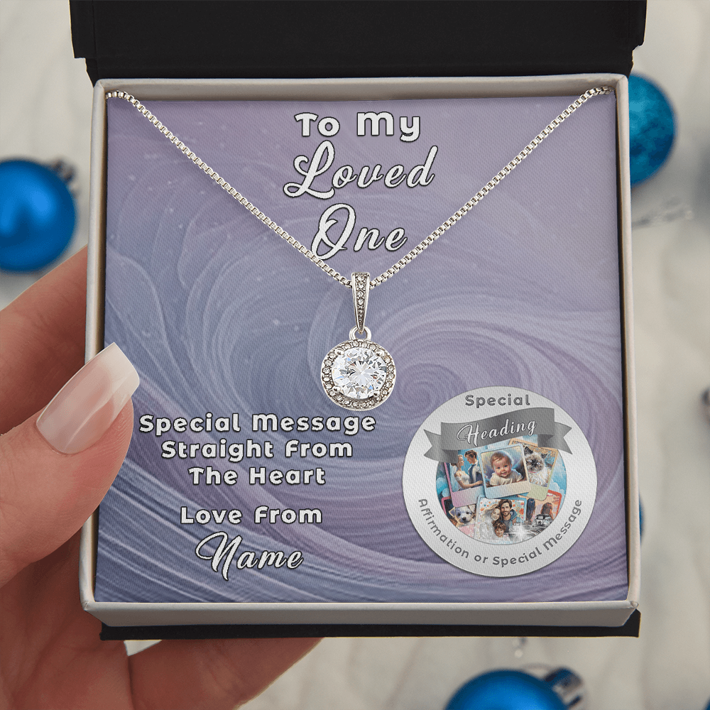 Eternal Hope Necklace with Custom Designed Message Card ShineOn Fulfillment