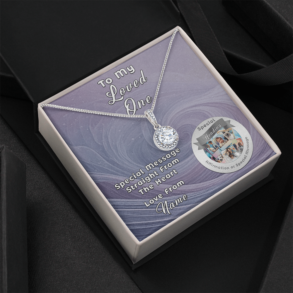 Eternal Hope Necklace with Custom Designed Message Card ShineOn Fulfillment