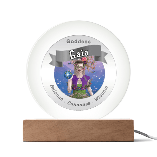 Goddess Gaia USB Acrylic LED Light ShineOn Fulfillment