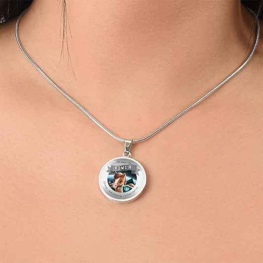 Horse - Super Hero - Power Animal Charm Necklace ShineOn Fulfillment