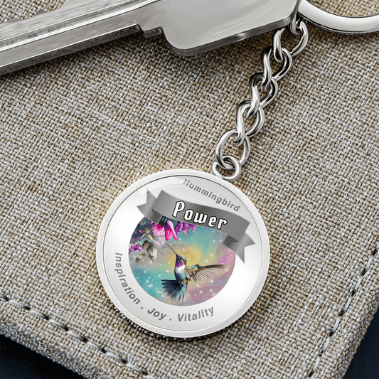 Hummingbird - Charm Keychain ShineOn Fulfillment