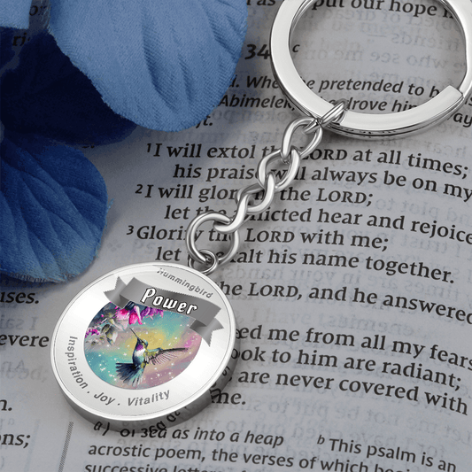 Hummingbird - Charm Keychain ShineOn Fulfillment