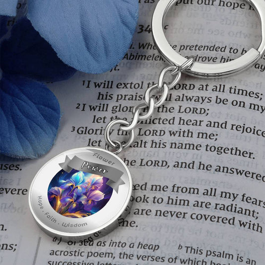 Iris - Charm Keychain ShineOn Fulfillment