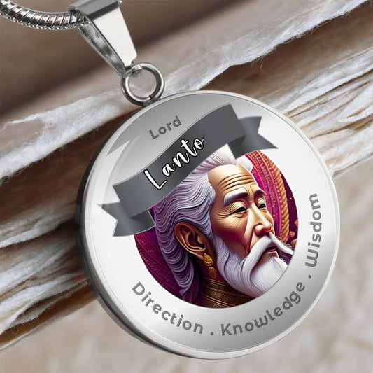 Lord Lanto Charm Necklace For Direction, Knowledge & Wisdom ShineOn Fulfillment