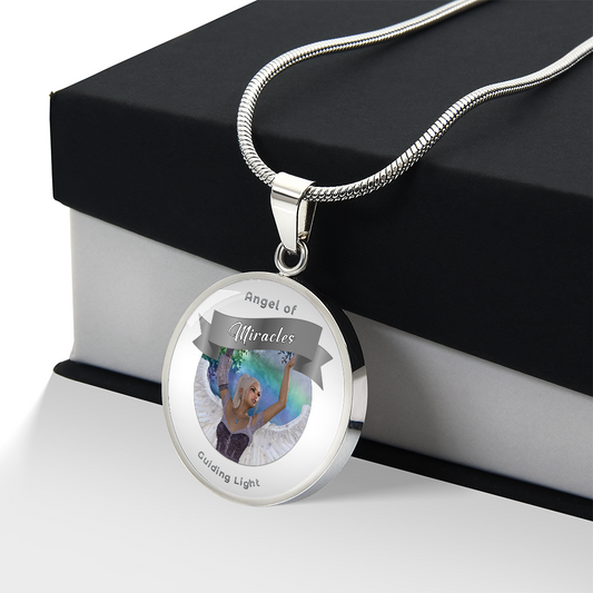 Miracle - Guardian Angel Charm Necklace ShineOn Fulfillment