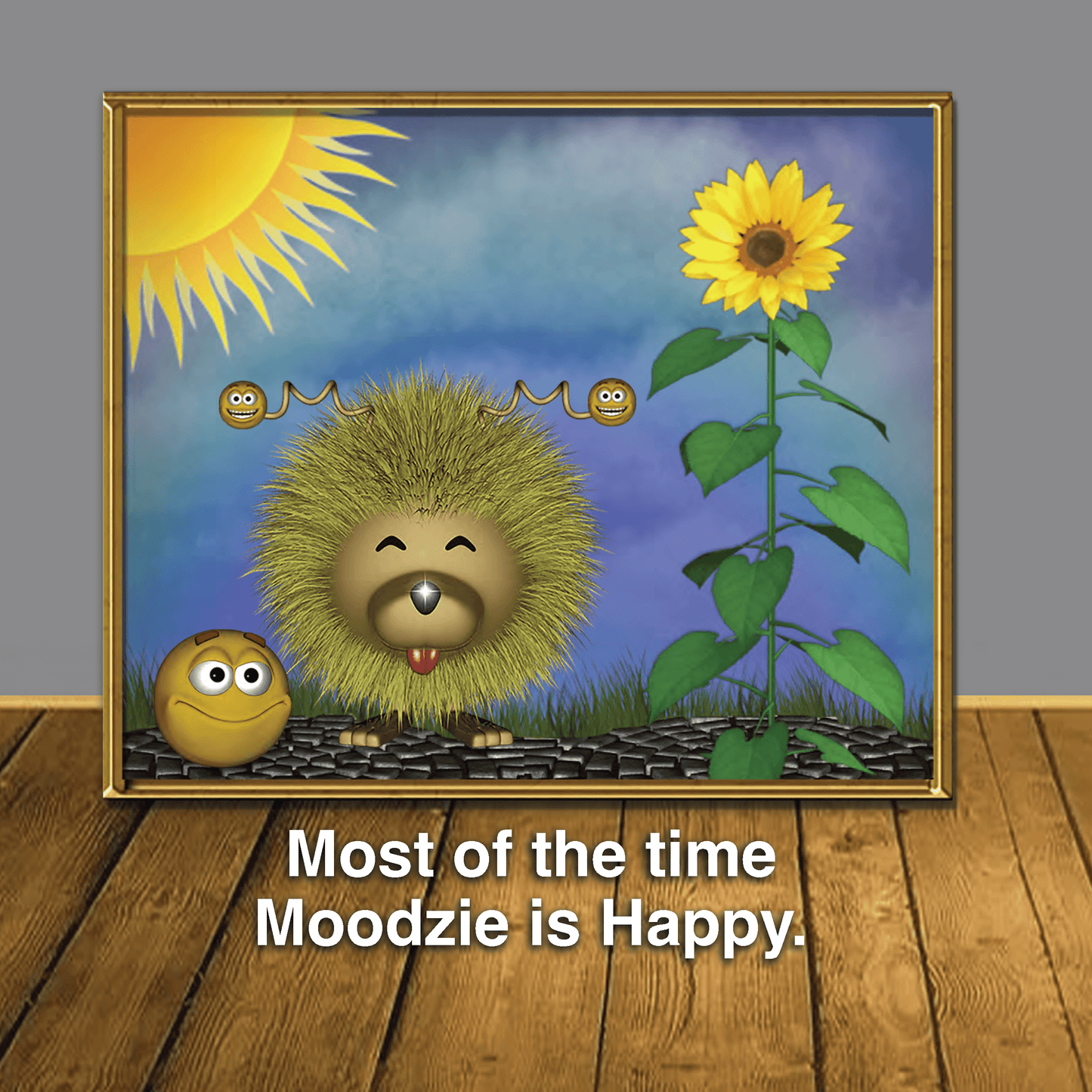 Moodzie Chooses Happy: A Story to Empower Children (Amazon) - Moodzie (a fun lion character) is extremely happy most of the time, however Moodzie’s antennae makes Moodzie very sensitive to the world. Will Moodzie learn all about emotions and discover grea