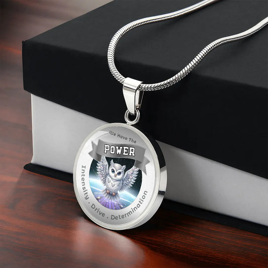 Owl - Power Animal Charm Necklace ShineOn Fulfillment