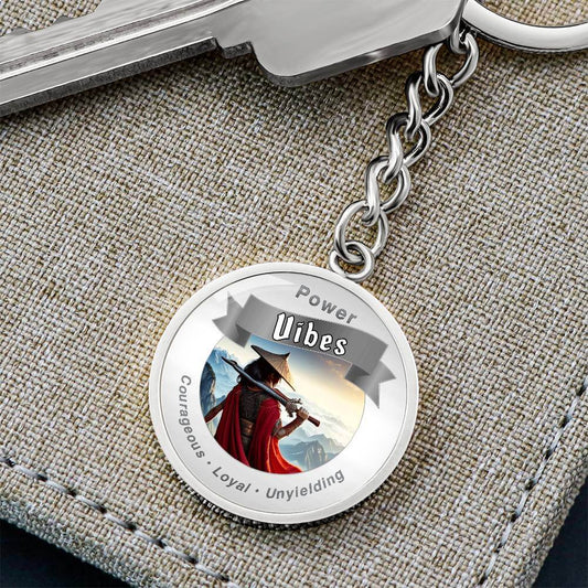Power Vibes Charm Keychain - Blade Warrior ShineOn Fulfillment