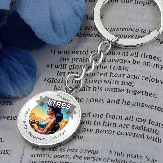 Power Vibes Charm Keychain - Desert Freedom ShineOn Fulfillment