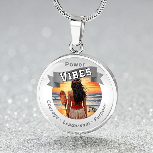 Power Vibes Charm Necklace - Ocean Champion ShineOn Fulfillment