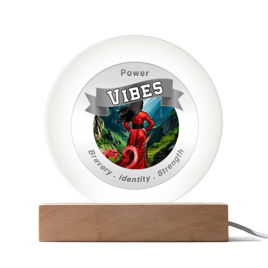 Power Vibes USB LED Light - Dragon Warrior ShineOn Fulfillment
