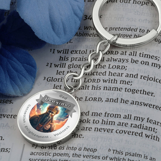 Ranginui- Charm Keychain For Connection Enlightenment Vastiness ShineOn Fulfillment