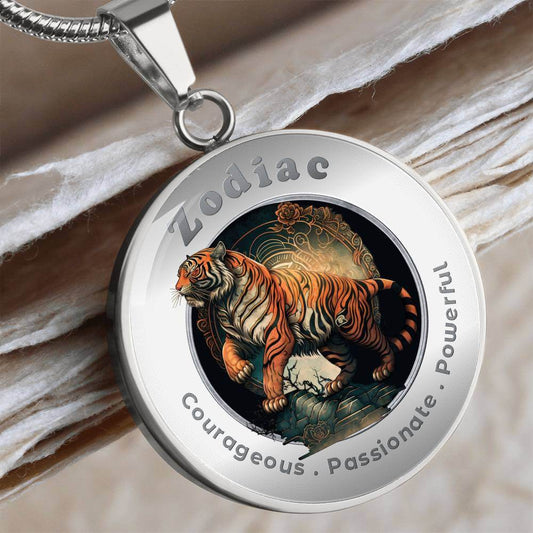 Tiger - Chinese Zodiac - Charm Necklace ShineOn Fulfillment