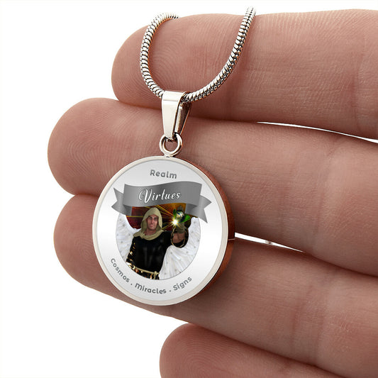 Virtues - Angelic Realm Charm Necklace For Signs, Miracles & Cosmos ShineOn Fulfillment