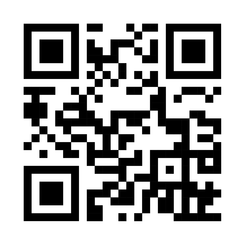 QR code for scanning and accessing information or website link