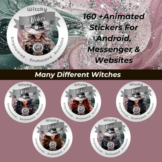 Witchy Vibes Animated Gif Stickers More Than Charms Digital