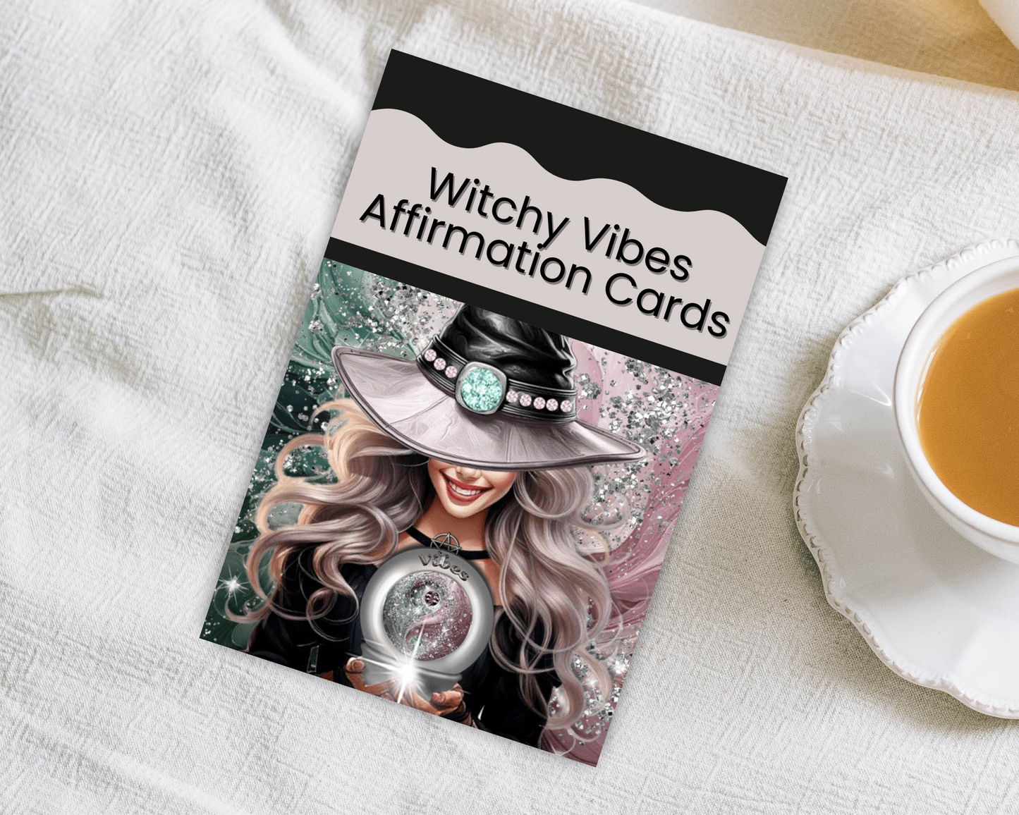 Witchy Vibes Printable Charm Cards - Unleash the magic of the Universe with Witchy Vibes Affirmation Cards! Each card is crafted to infuse your practice with enchanting energies and powerful affirmations. Perfect for invoking strength, transformation, and