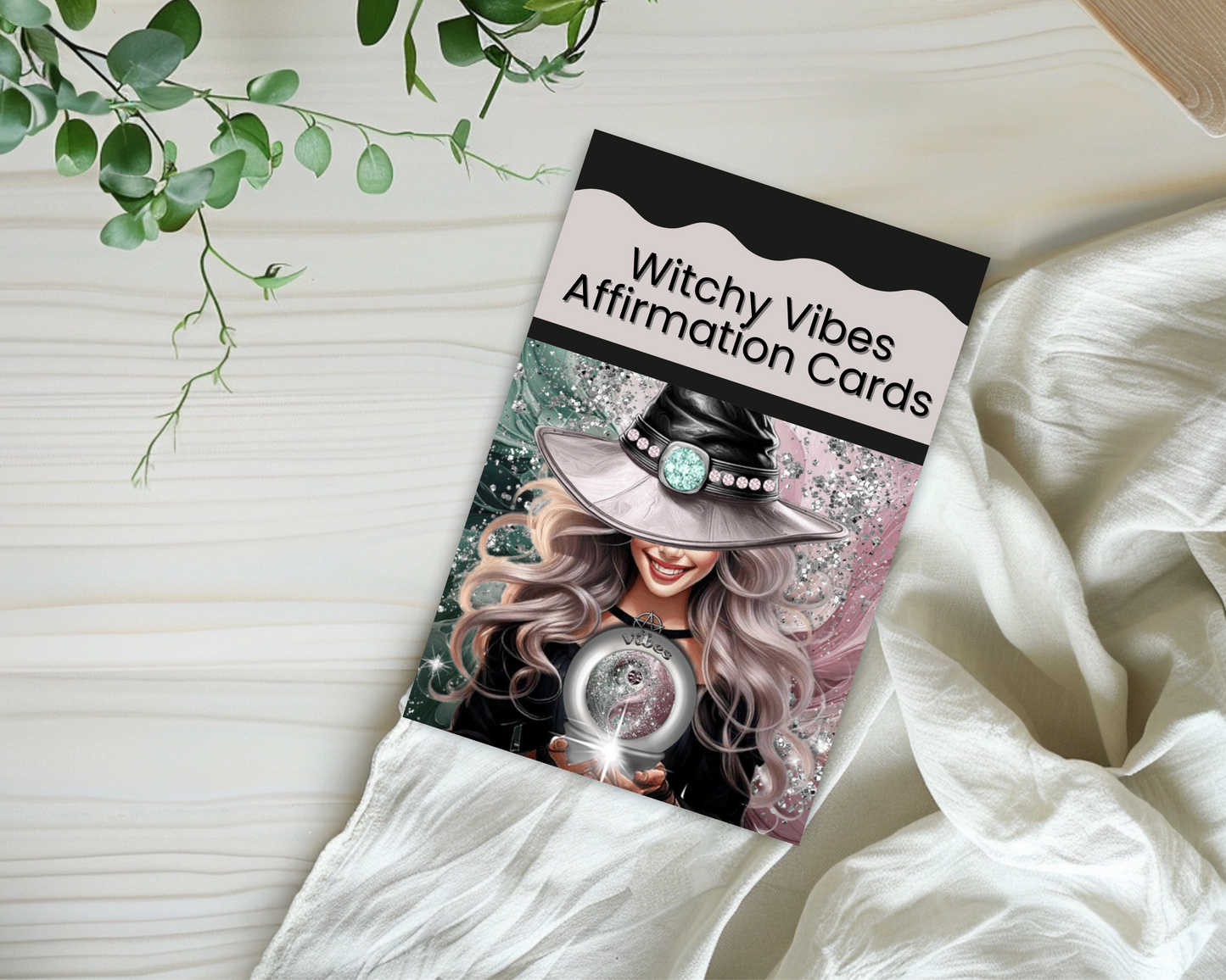 Witchy Vibes Printable Charm Cards - Unleash the magic of the Universe with Witchy Vibes Affirmation Cards! Each card is crafted to infuse your practice with enchanting energies and powerful affirmations. Perfect for invoking strength, transformation, and