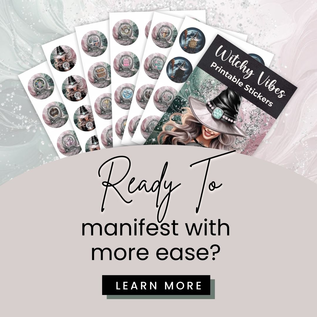 Witchy Vibes Printable Stickers - Printable Stickers: Add Sparkle to Your World! Bring enchantment to your creative projects with Witchy Vibes Printable Stickers! Straight from the Universe, this mystical collection is here to transform your world into a