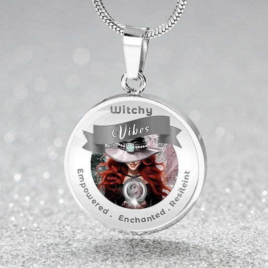 Witchy Vibes - Red - Charm Keychain ShineOn Fulfillment