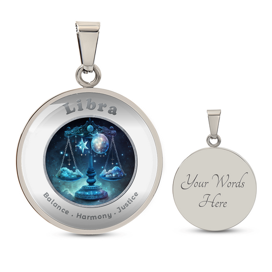 Libra- Charm Necklace ShineOn Fulfillment