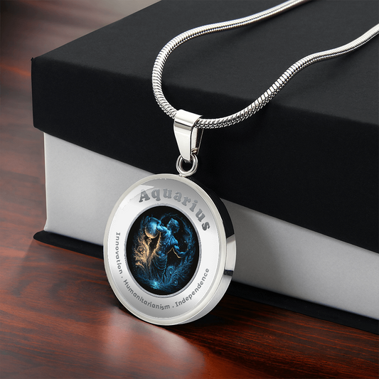 Aquarius - Charm Necklace ShineOn Fulfillment