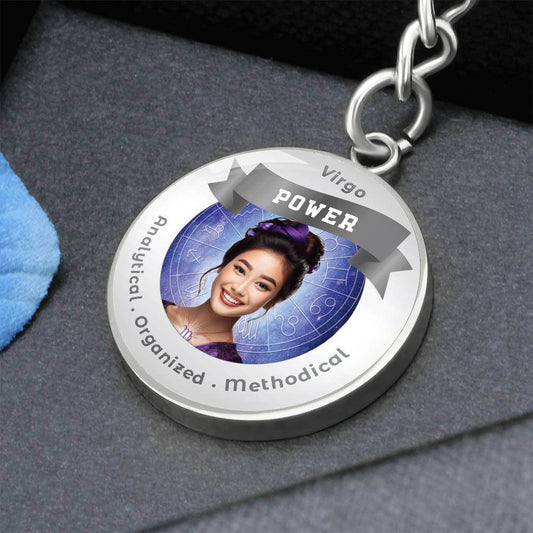 Divine Feminine Virgo - Charm Keychain ShineOn Fulfillment