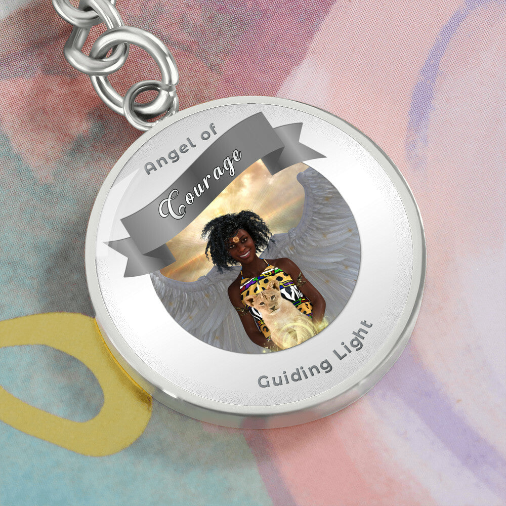 Courage - Guardian Angel Affirmation Keychain - More Than CharmsMore Than Charms