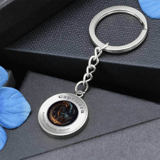 Capricorn - Charm Keychain ShineOn Fulfillment