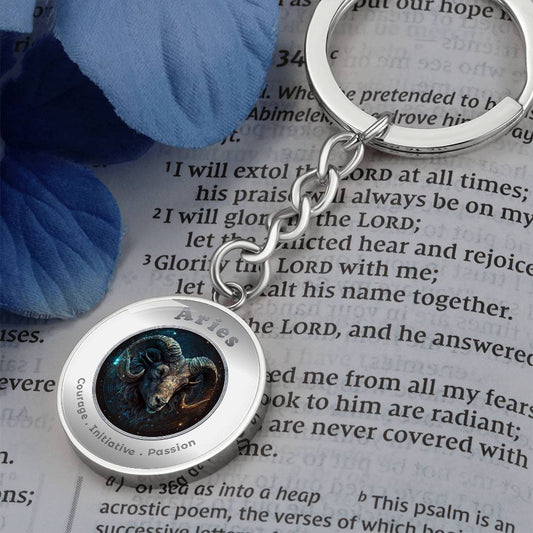 Aries - Charm Keychain ShineOn Fulfillment
