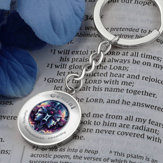 Gemini - Charm Keychain ShineOn Fulfillment