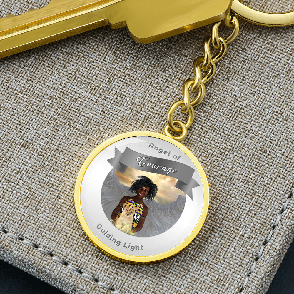 Courage - Guardian Angel Affirmation Keychain - More Than CharmsMore Than Charms