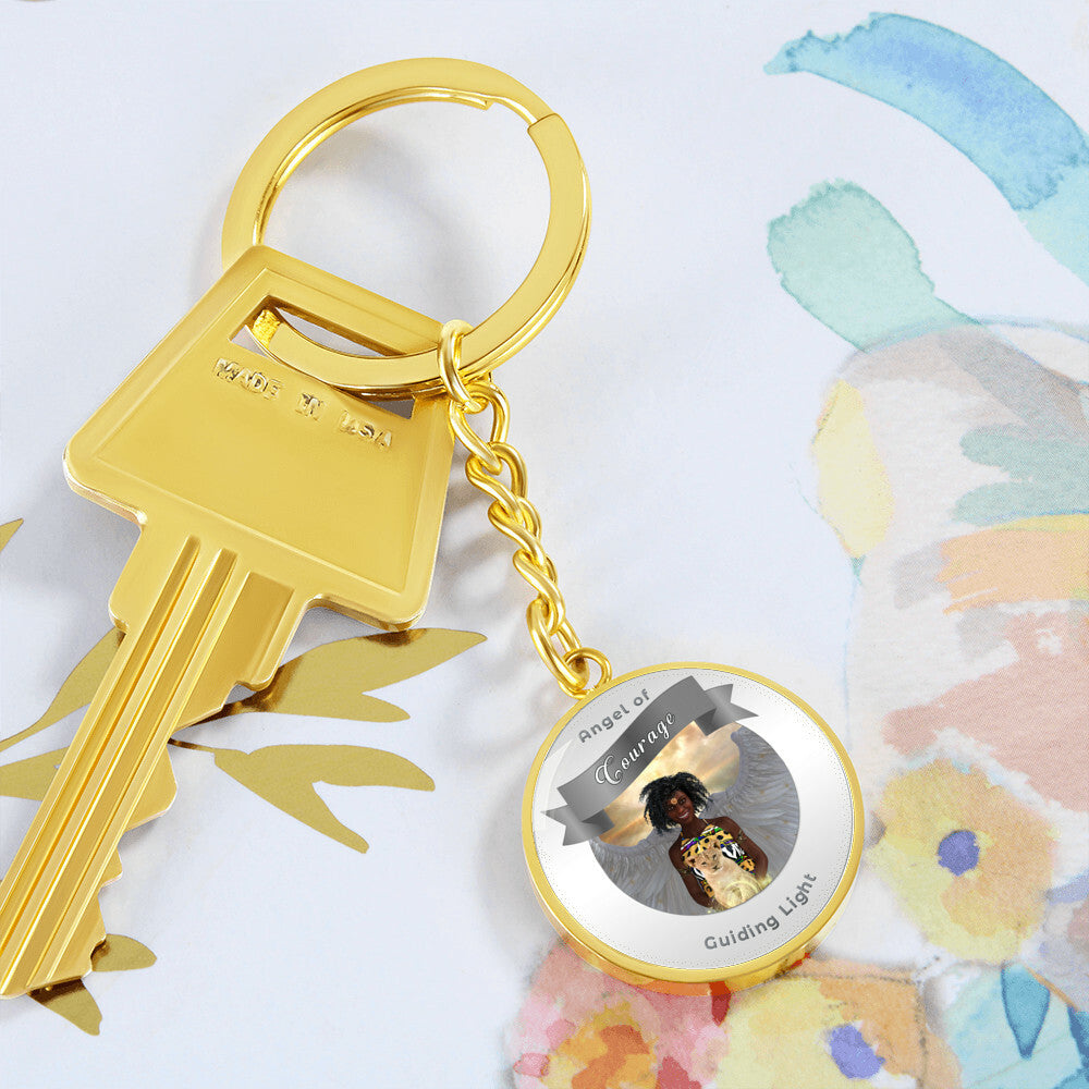 Courage - Guardian Angel Affirmation Keychain - More Than CharmsMore Than Charms