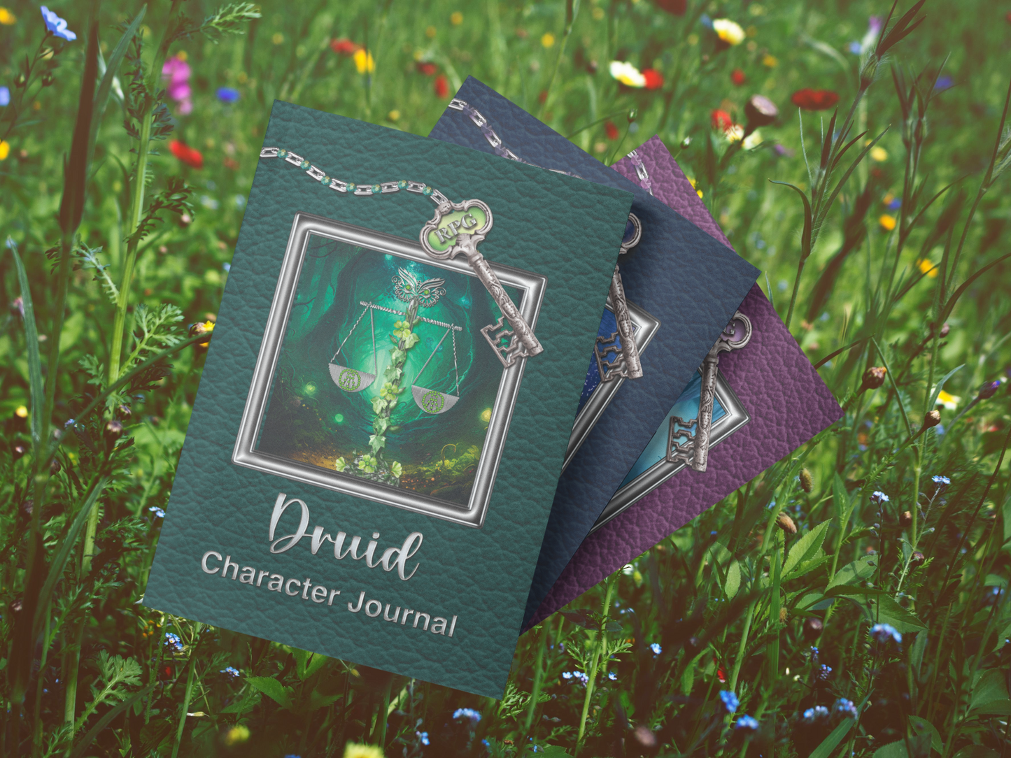 Druid RPG Character Journal - Amazon - More Than Charms - Are you a new or experienced RPG player? Tired of using separate character sheets or pieces of paper? Want something more streamlined and permanent? Would you like to capture your Druid’s entire Ro