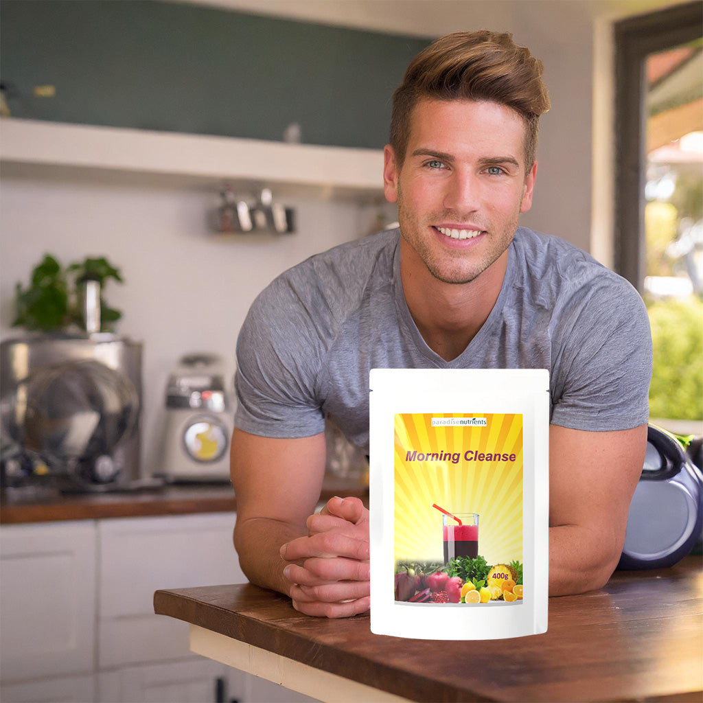 Morning Cleanse - Paradise Nutrients - Awaken your inner vitality with Morning Cleanse, a powerful cleanse targeting your entire immune system, including your liver, kidneys, lymphatic system, and more. Morning Cleanse is broad spectrum cleansing drink th