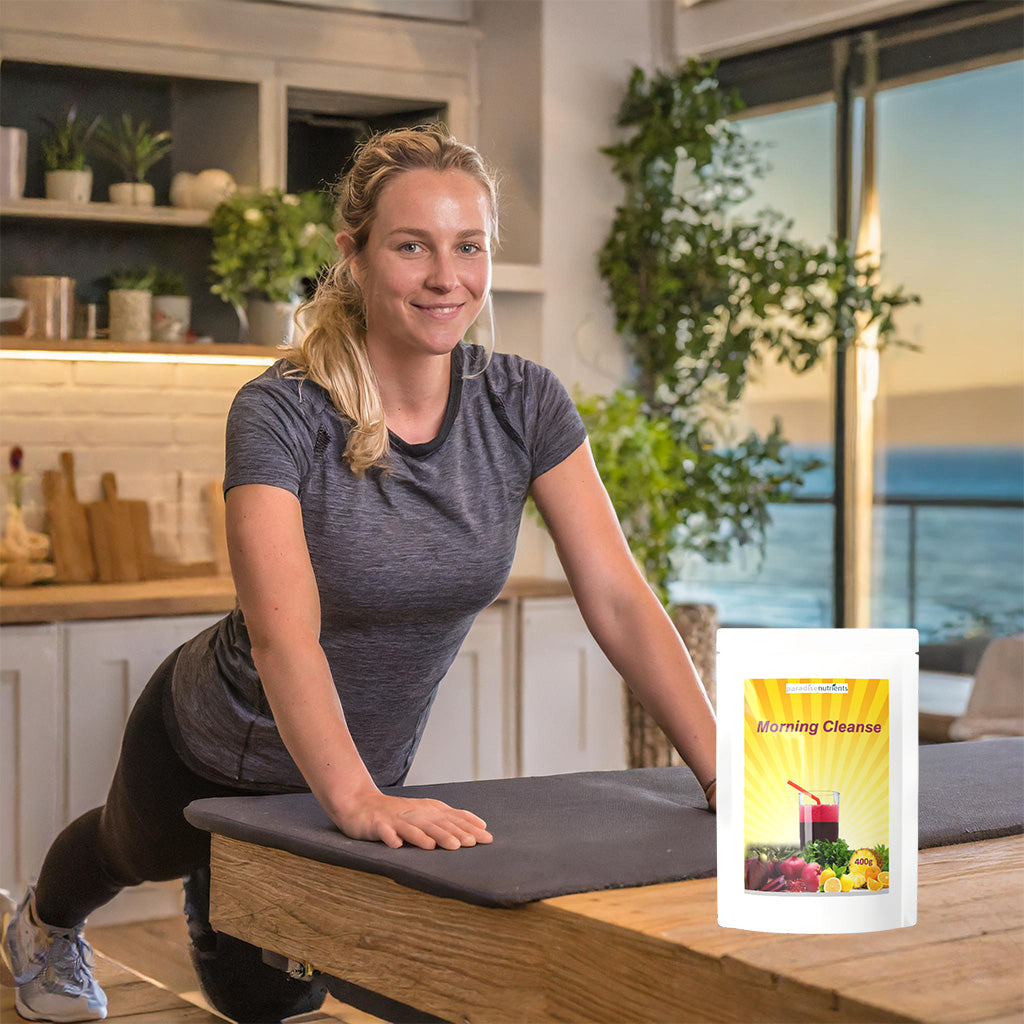 Morning Cleanse - Paradise Nutrients - Awaken your inner vitality with Morning Cleanse, a powerful cleanse targeting your entire immune system, including your liver, kidneys, lymphatic system, and more. Morning Cleanse is broad spectrum cleansing drink th