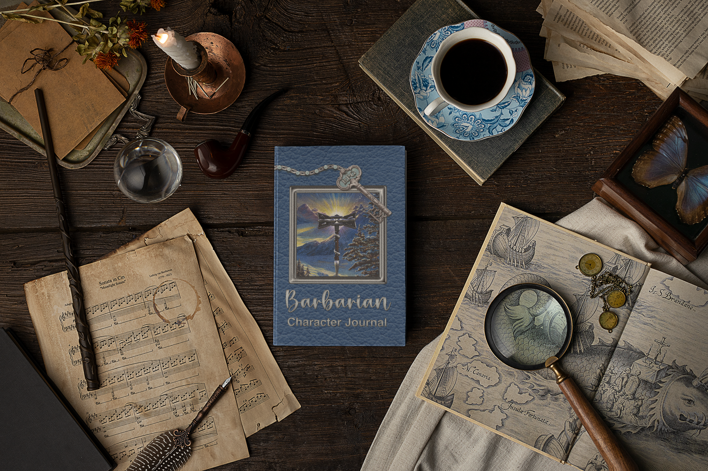 Barbarian RPG Character Journal - Amazon - Are you a new or experienced RPG player? Tired of using separate character sheets or pieces of paper? Want something more streamlined and permanent? Would you like to capture your Barbarian’s entire Roleplaying A