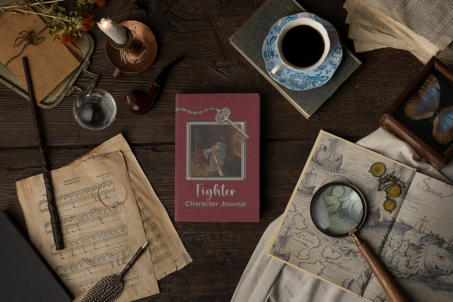 Fighter RPG Character Journal - Amazon - Are you a new or experienced RPG player? Tired of using separate character sheets or pieces of paper? Want something more streamlined and permanent? Would you like to capture your Fighter’s entire Roleplaying Adven