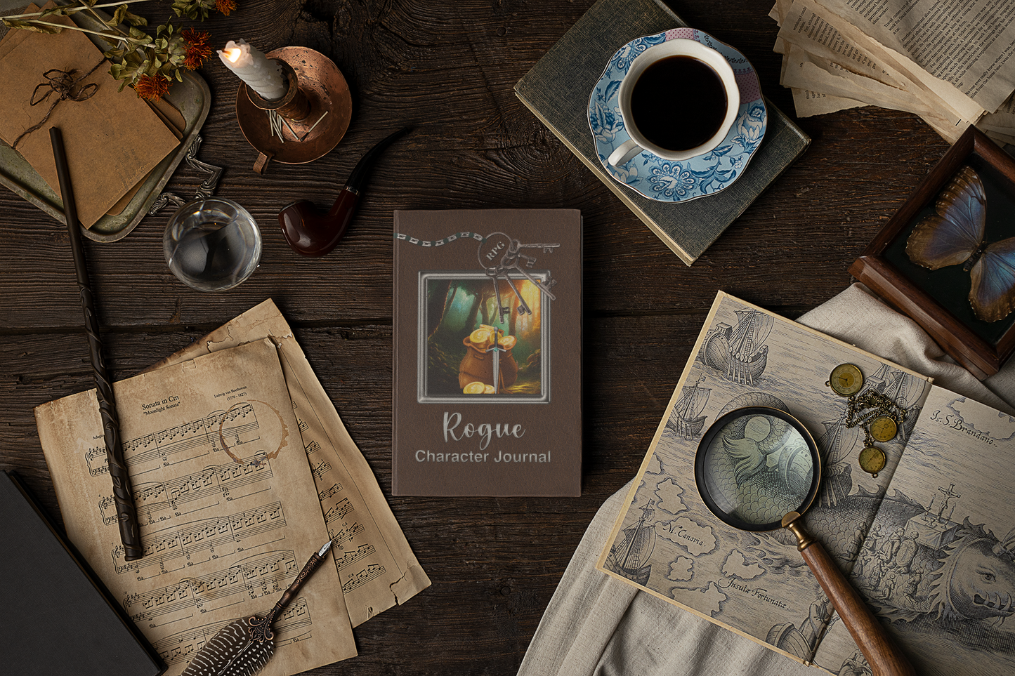 Rogue RPG Character Journal - Amazon - Are you a new or experienced RPG player? Tired of using separate character sheets or pieces of paper? Want something more streamlined and permanent? Would you like to capture your Rogue’s entire Roleplaying Adventure